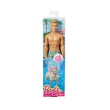 Papusa Barbie Ken Doll Beach, Mattel