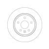 Set discuri frana spate TRW, Opel Astra K (B16), 06.2015-, Astra K Combi (B16), 11.2015-, spate; puntea spate; Sistem de franare : 15&amp;quot;