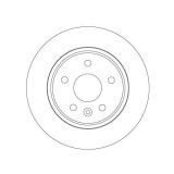 Set discuri frana spate TRW, Opel Astra K (B16), 06.2015-, Astra K Combi (B16), 11.2015-, spate; puntea spate; Sistem de franare : 15&amp;quot;