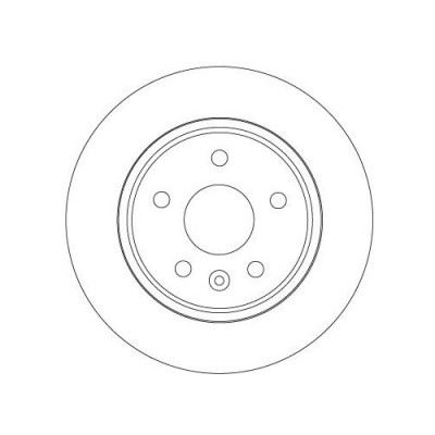 Set discuri frana spate TRW, Opel Astra K (B16), 06.2015-, Astra K Combi (B16), 11.2015-, spate; puntea spate; Sistem de franare : 15&amp;amp;quot; foto