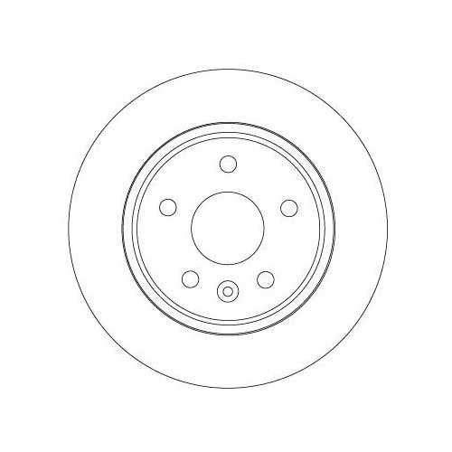 Set discuri frana spate TRW, Opel Astra K (B16), 06.2015-, Astra K Combi (B16), 11.2015-, spate; puntea spate; Sistem de franare : 15&amp;quot;