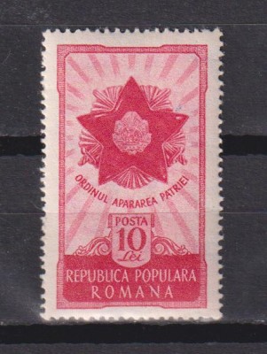 ORDINUL APARAREA PATRIEI LP 287 MNH foto