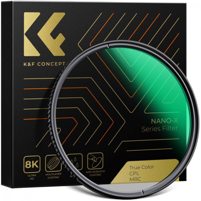 Filtru CPL K&amp;F Concept CPL Filter True Color for Nano-X Series