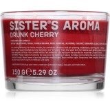 Sister's Aroma Drunk Cherry lum&acirc;nare parfumată 150 g