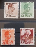 Romania 1934 - Carol ll-fara ,,POSTA'' MNH