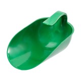 Scafă pentru hrană 2,1 litri cu m&acirc;ner, formă specială, material PS, utilă pentru saci și găleți, colțuri rotunjite, dimensiuni 16x15,5x30 cm