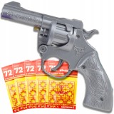 PISTOL REVOLVER DIN METAL CU 5x72 CAPS CAPS GRATUITE PENTRU COPII
