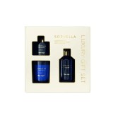 Set Sorvella: Blue Angel, Stick, Aroma Reed Diffuser, 120 ml + Blue Angel, Fruity &amp; Floral, Scented Candle, 170 g + Blue Angel,