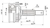 Kit cap planetara OPEL VECTRA B Hatchback (38) (1995 - 2003) RINGER 1131007044