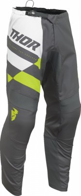 Pantaloni atv/cross Thor Sector Checker, culoare gri/verde, marime 32 Cod Produs: MX_NEW 290111007PE foto