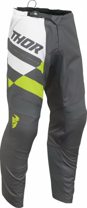 Pantaloni atv/cross Thor Sector Checker, culoare gri/verde, marime 32 Cod Produs: MX_NEW 290111007PE