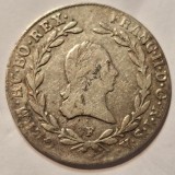 Austria 20 kreuzer 1803 F/ Hall argint Francisc l