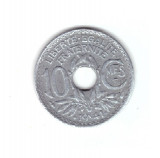 Moneda Franta 10 centimes 1941, stare buna, curata