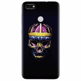 Husa silicon pentru Huawei P9 Lite mini, Colorfull Skull