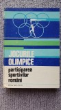 Jocurile Olimpice participarea sportivilor romani, 1975, 510 pagini format mare