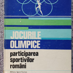 Jocurile Olimpice participarea sportivilor romani, 1975, 510 pagini format mare