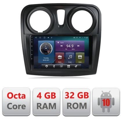 Navigatie Dacia Sandero Logan2012-2020 C-sandero Octa Core cu Android Radio Bluetooth Internet GPS WIFI 4+32GB CarStore Technology