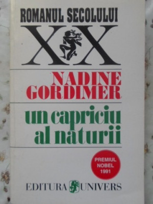 UN CAPRICIU AL NATURII-NADINE GORDIMER foto