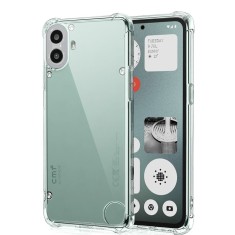 Husa Nothing CMF Phone 1 Techsuit Shockproof Clear Silicone, transparenta