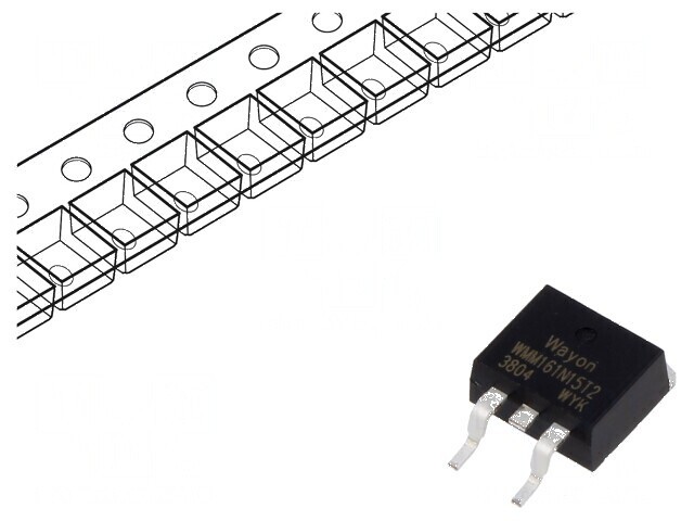 Tranzistor N-MOSFET unipolar TO263