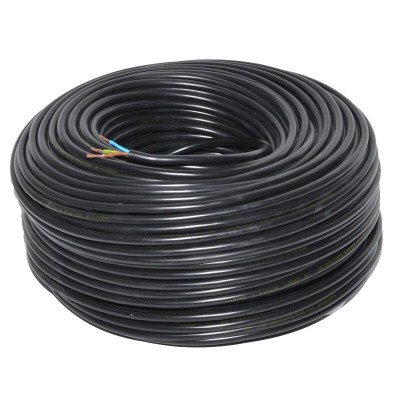 Cablu electric ER-KA Kablo, 2 x 1.5 mm, lungime 100 m, Negru foto