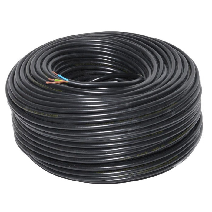 Cablu electric ER-KA Kablo, 2 x 1.5 mm, lungime 100 m, Negru