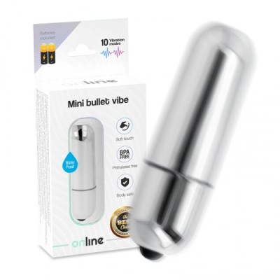 ONLINE - MINI BULLET VIBE SILVER foto