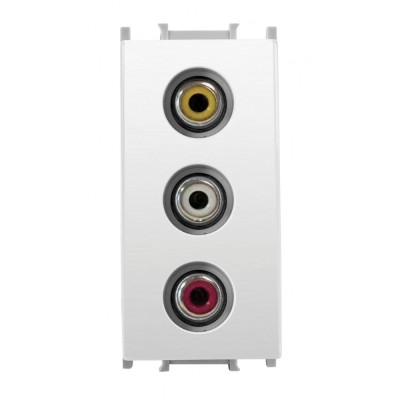 Priza audio RCA 1M Thea Optima Panasonic alb P-TO.RCA foto