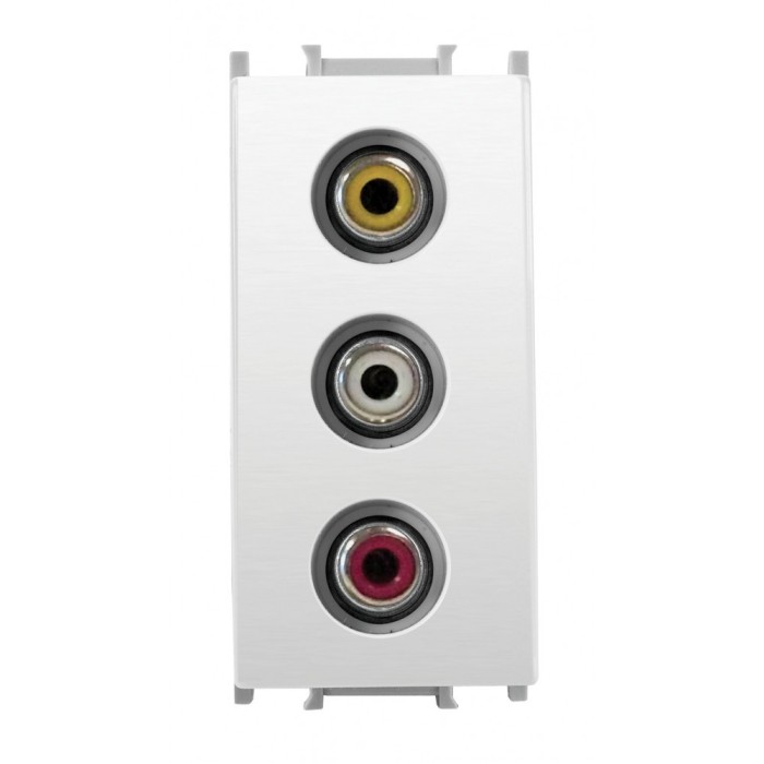 Priza audio RCA 1M Thea Optima Panasonic alb P-TO.RCA