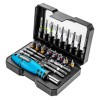 Set biti cu adaptor, 31 buc., Graphite