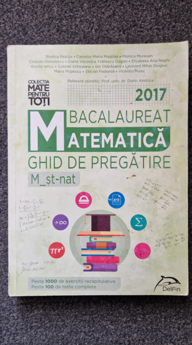 GHID DE PREGATIRE BACALAUREAT 2017 MATEMATICA - Resiga, Magdas