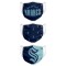 Seattle Kraken măști Foco set of 3 pieces EU - dospěl&aacute; velikost