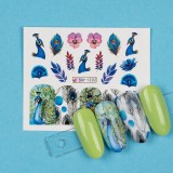 Cumpara ieftin Tatuaj Unghii LUXORISE Peacock Way, BN-1202, LUXORISE Nail Art