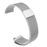 Cumpara ieftin Curea tip Milanese Loop compatibila cu Garmin Vivoactive 4, Telescoape QR, 22mm, Silver, Size S