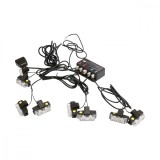 Cumpara ieftin Set 8 stroboscoape LED cu lumina galbena 12V