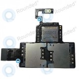 HTC Desire V T328w Modul SIM și card SD, Piesă de schimb neagră 120322C