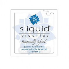 Lubrifianti - Sliquid Organic Natural Lubrifiant Intim - pliculet 5ml