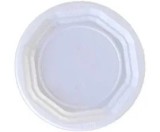 Farfurii BIO albe 21 cm 50buc/set