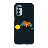 Husa compatibila cu Oppo A77 model Photo of the universe, Silicon, TPU, Viceversa, Transparent, Carcasa