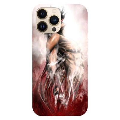 Husa compatibila cu Apple iPhone 12 model Attack on titan Eren transformation, Silicon, TPU, Viceversa foto