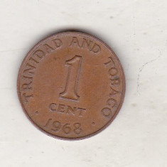 bnk mnd Trinidad Tobago 1 cent 1968
