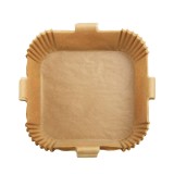 Set hartie de copt Vision Chef pentru Air Fryer, Patrata, 20 x 20 cm, VS-YMJ-P50PCS, 50 buc