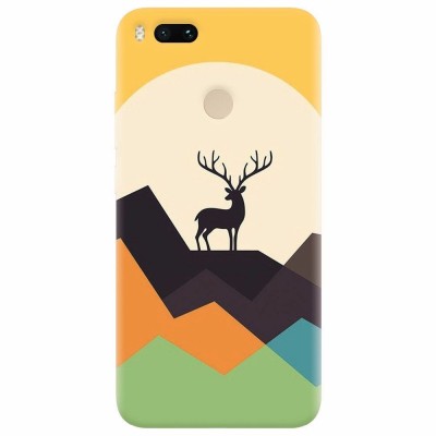 Husa silicon pentru Xiaomi Mi A1, Abstract Deer foto