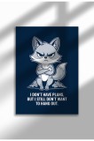 sarcasm_04|Poster cu citat sarcastic cu animale amuzante, imprimare digitală pe p&acirc;nză, artă murală fără ramă | A4 (21 x 29.7 cm) - sarcasm_04
