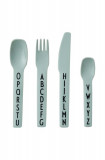 Cumpara ieftin Design Letters set de tac&acirc;muri pentru copii Kids cutlery 4-pack