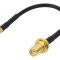 Cablu 100mm MMCX la SMA drept