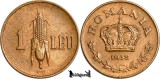 1938, 1 Leu - Carol al II-lea - Regatul Rom&acirc;niei | KM 56