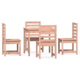 Cumpara ieftin Set cu masa de gradina, 5 piese, lemn masiv douglas