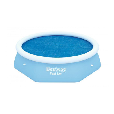 Prelata Solara Bestway Flowclear pentru Piscina - 244 cm - Albastru foto