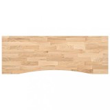 Blat de birou netratat Lemn masiv de stejar dreptunghiular, DKD Home Decor